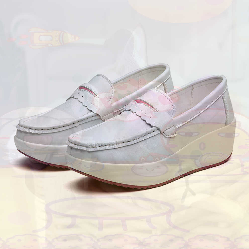 Men'S Health Formal Wear - Plataform Sepatu Kets Merah Muda Musim