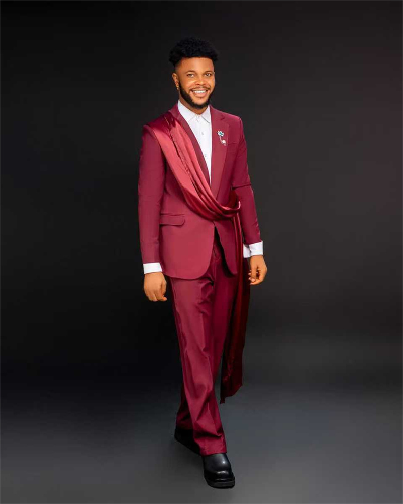 Men Formal Wear Red - Set Setelan Pria Merah 2 Potong