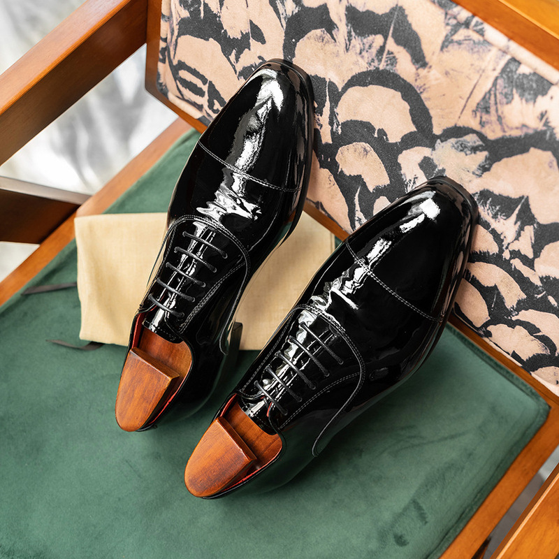 Men Formal Wear Red - Sepatu Kulit Pria Formal Gaya Inggris