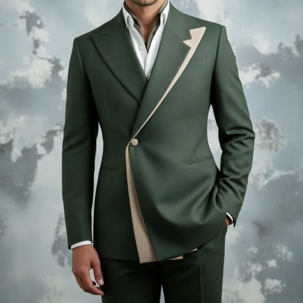 Jas Pengantin Pria Slim Fit El - Men Formal Wear Red ulasan dan harga