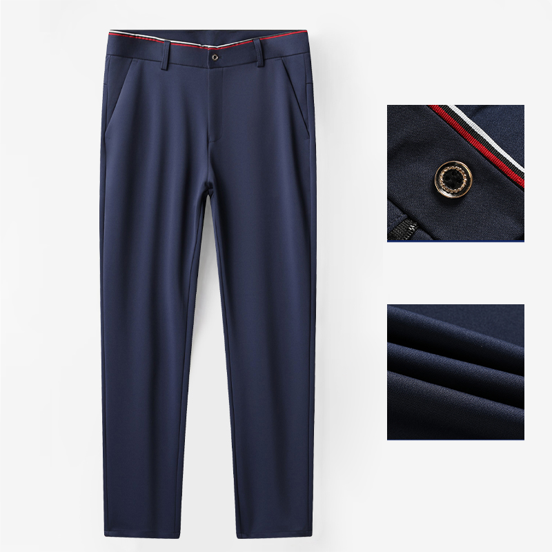 Celana Golf Kasual Musim Semi  - Dress Pant Flat Front ulasan dan harga