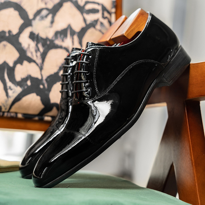 Sepatu Kulit Pria Formal Gaya  - Men Formal Wear Red ulasan dan harga